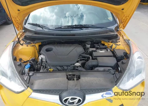 2012 Hyundai Veloster Base W/Black z USA, uszkodzony, nr VIN KMHTC6AD2CU051291